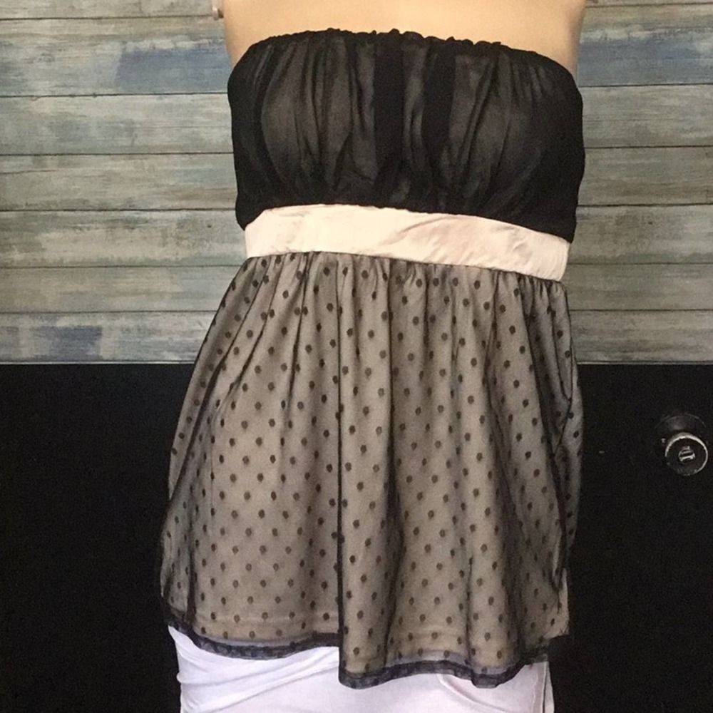 TCEC Strapless Black Top Small